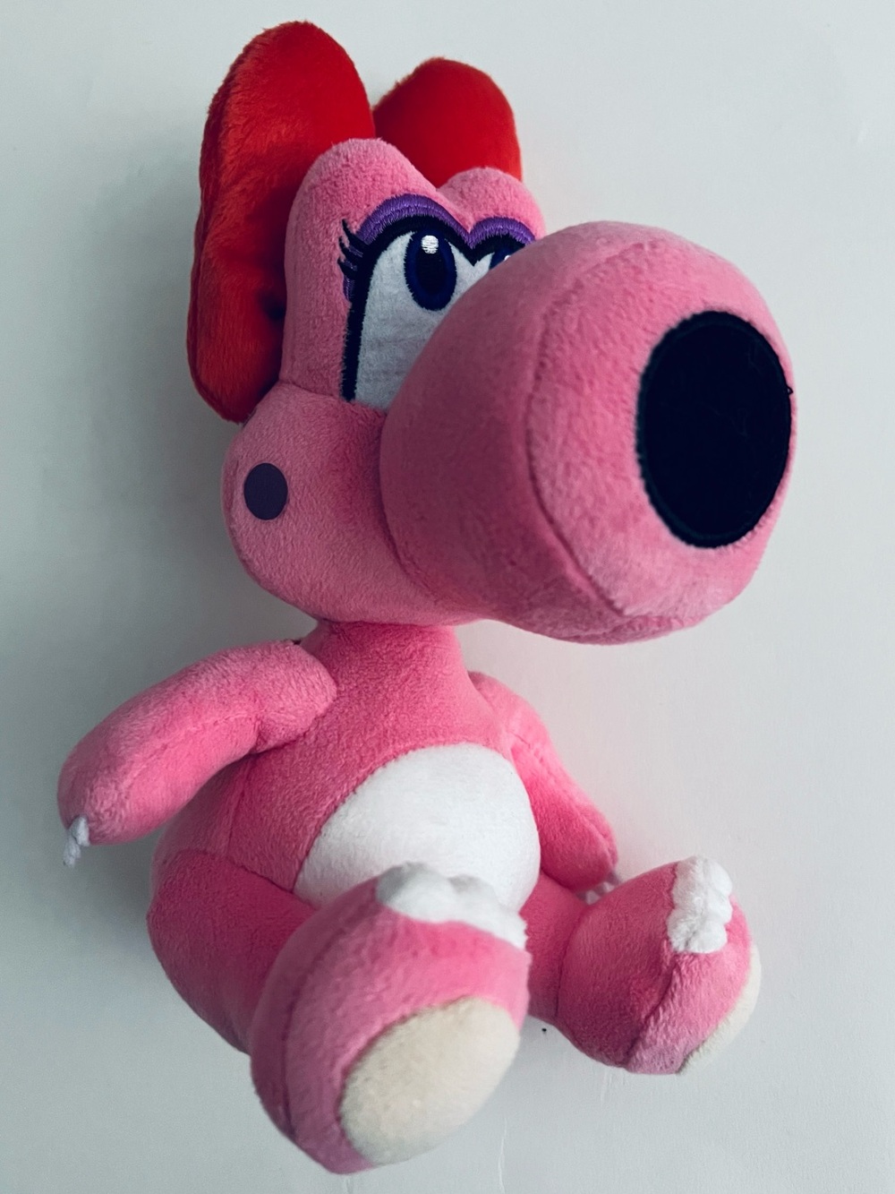 Super Mario Pink Yoshi Plush Stuffed Toy Nintendo Little Buddy 2013 8”
